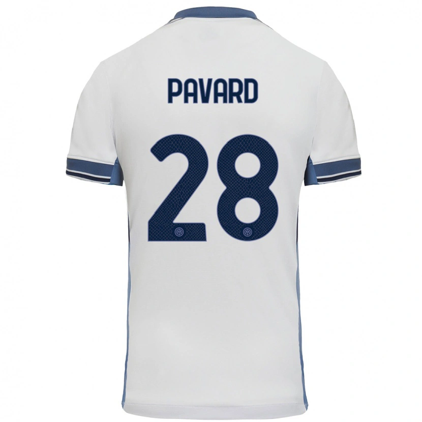 Danxen Herren Benjamin Pavard #28 Weißgrau Auswärtstrikot Trikot 2024/25 T-Shirt