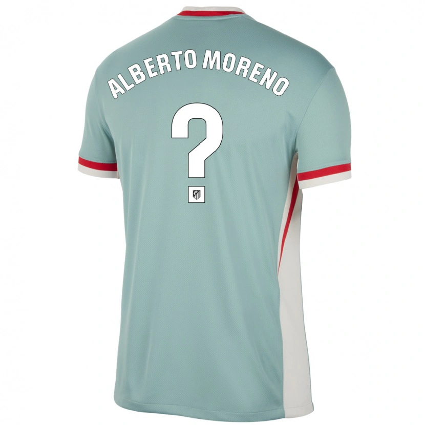 Danxen Herren Alberto Moreno #0 Hellbeige Blau Auswärtstrikot Trikot 2024/25 T-Shirt