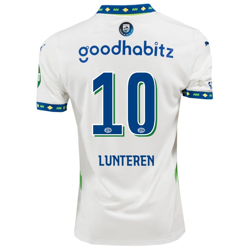 Danxen Herren Desiree Van Lunteren #10 Weiß Dunkelblau Ausweichtrikot Trikot 2024/25 T-Shirt