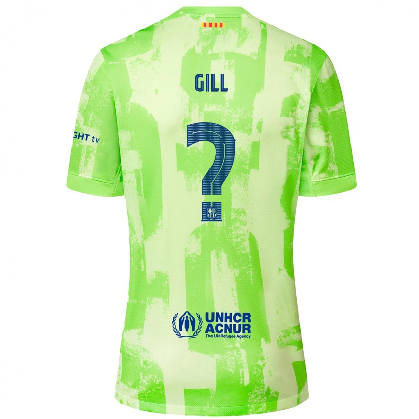 Danxen Herren Adrian Gill #0 Limettengrün Ausweichtrikot Trikot 2024/25 T-Shirt