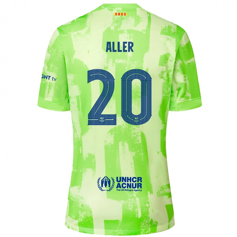 Danxen Herren Eder Aller #20 Limettengrün Ausweichtrikot Trikot 2024/25 T-Shirt