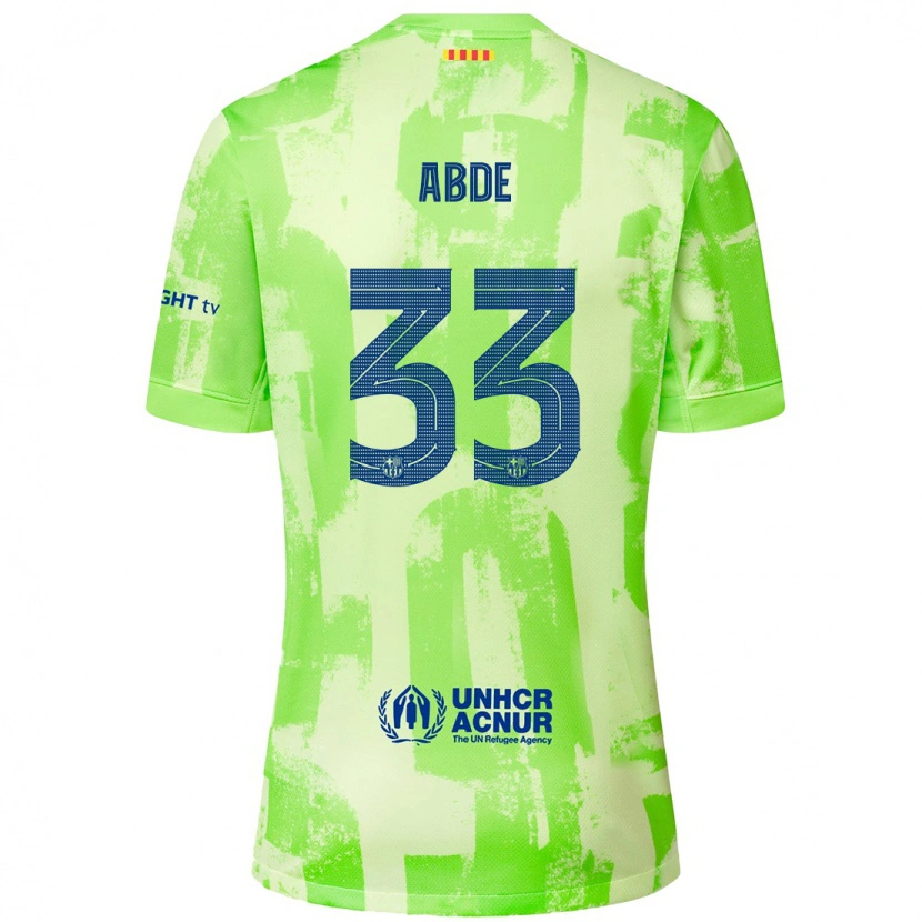 Danxen Herren Ez Abde #33 Limettengrün Ausweichtrikot Trikot 2024/25 T-Shirt