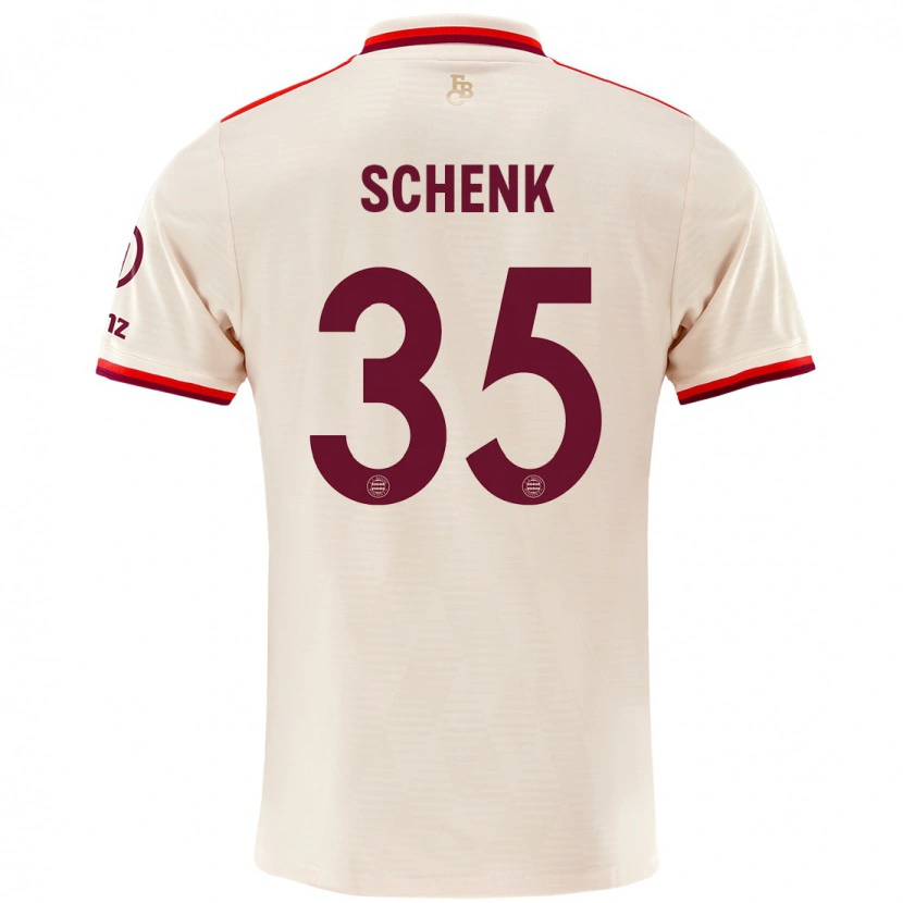 Danxen Herren Johannes Schenk #35 Leinen Ausweichtrikot Trikot 2024/25 T-Shirt