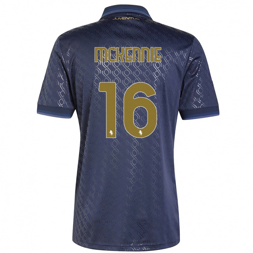 Danxen Herren Weston Mckennie #16 Marineblau Ausweichtrikot Trikot 2024/25 T-Shirt