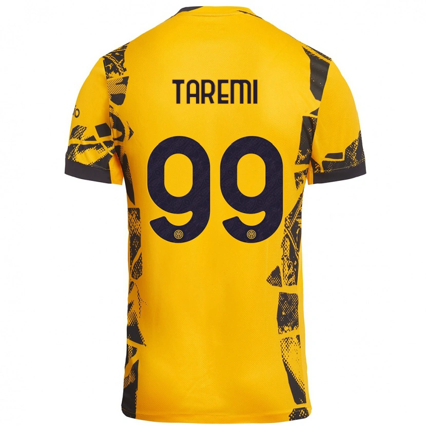 Danxen Herren Mehdi Taremi #99 Gold Schwarz Ausweichtrikot Trikot 2024/25 T-Shirt