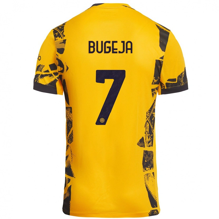 Danxen Herren Haley Bugeja #7 Gold Schwarz Ausweichtrikot Trikot 2024/25 T-Shirt