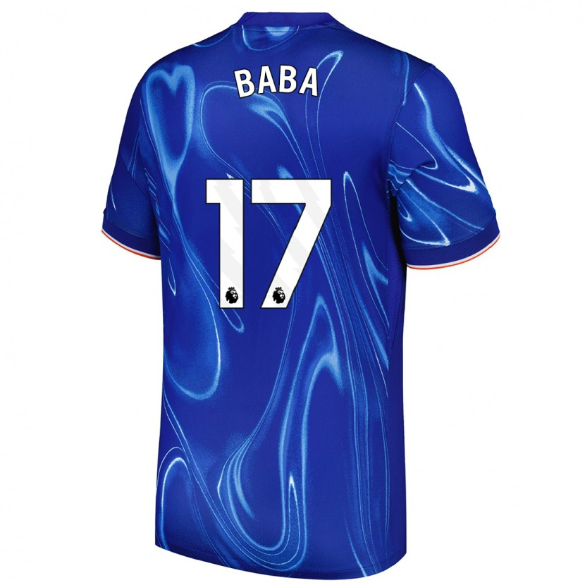 Danxen Damen Abdul-Rahman Baba #17 Blau Weiß Heimtrikot Trikot 2024/25 T-Shirt