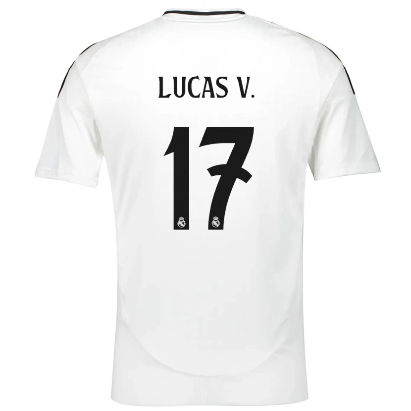 Danxen Damen Lucas Vázquez #17 Weiß Heimtrikot Trikot 2024/25 T-Shirt