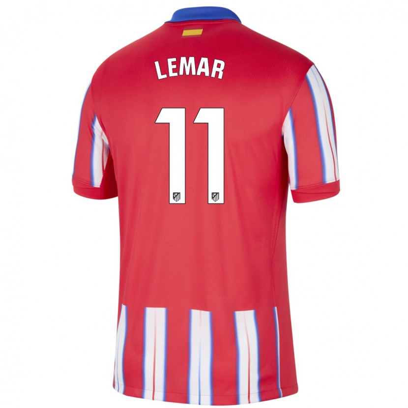 Danxen Damen Thomas Lemar #11 Rot Weiß Blau Heimtrikot Trikot 2024/25 T-Shirt