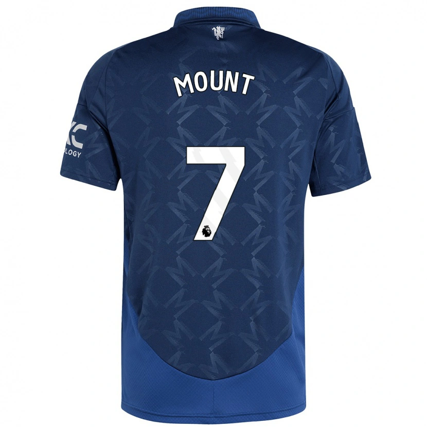 Danxen Damen Mason Mount #7 Indigo Auswärtstrikot Trikot 2024/25 T-Shirt