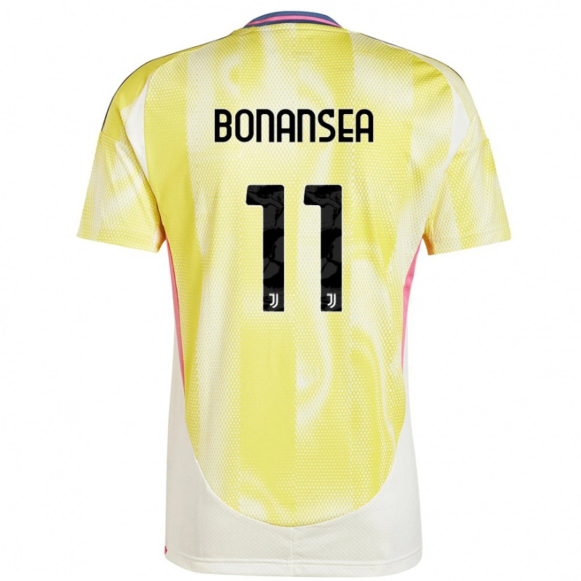 Danxen Damen Barbara Bonansea #11 Solargelb Auswärtstrikot Trikot 2024/25 T-Shirt