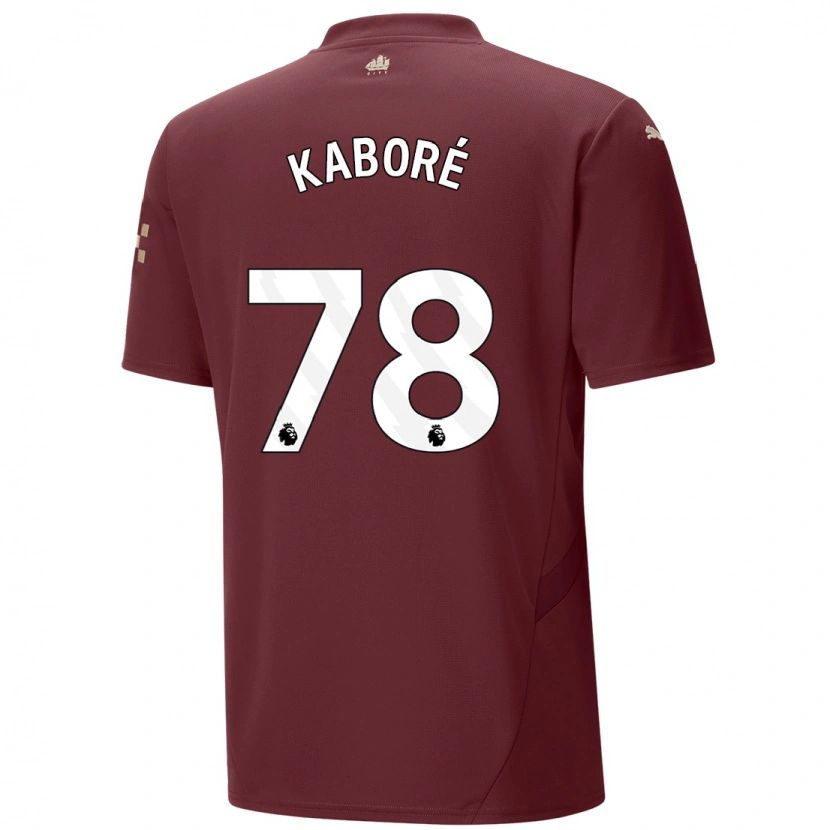 Danxen Damen Issa Kaboré #78 Kastanienbraun Ausweichtrikot Trikot 2024/25 T-Shirt