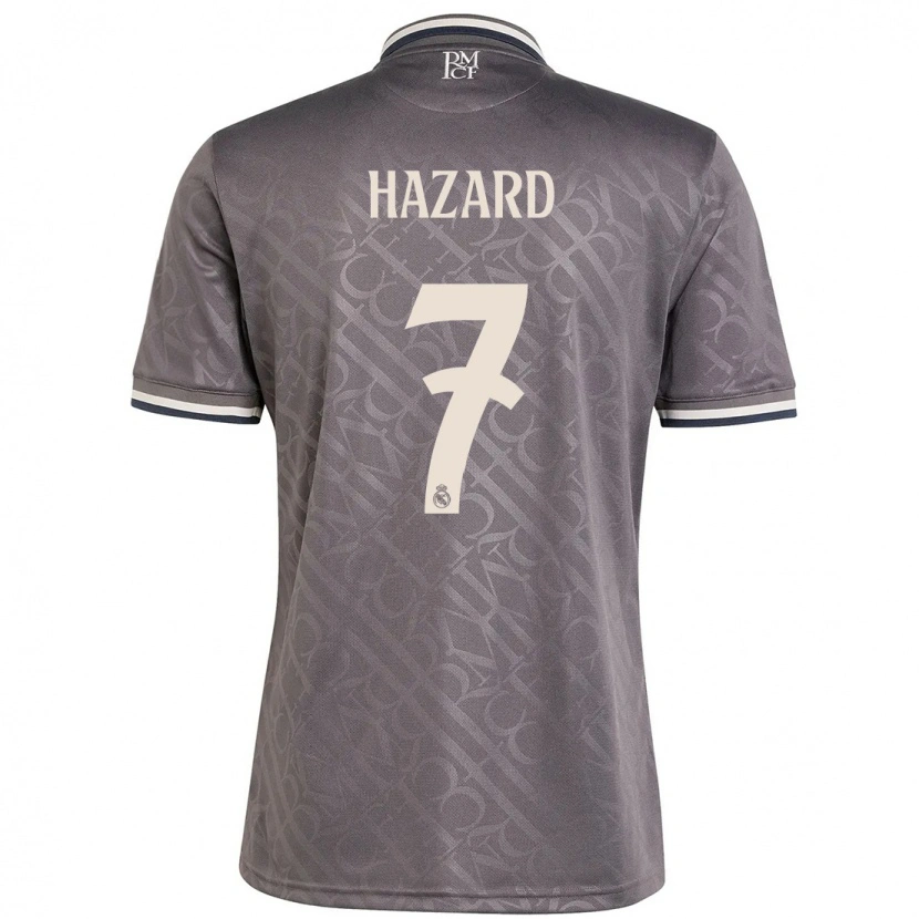 Danxen Damen Eden Hazard #7 Anthrazit Ausweichtrikot Trikot 2024/25 T-Shirt