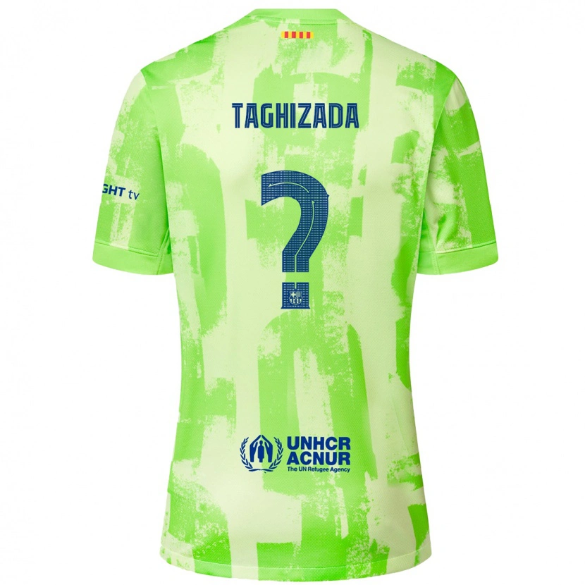 Danxen Damen Eldar Taghizada #0 Limettengrün Ausweichtrikot Trikot 2024/25 T-Shirt