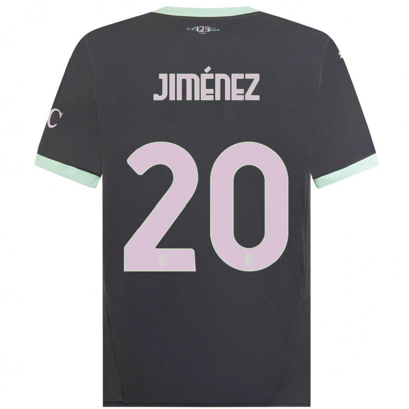 Danxen Damen Álex Jiménez #20 Grau Ausweichtrikot Trikot 2024/25 T-Shirt