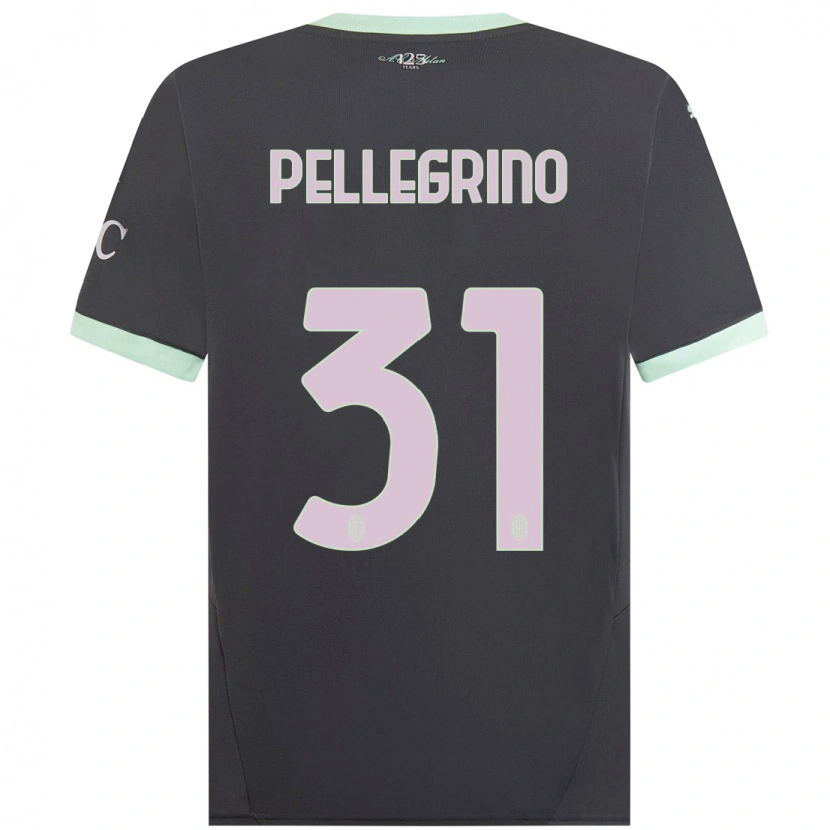 Danxen Damen Marco Pellegrino #31 Grau Ausweichtrikot Trikot 2024/25 T-Shirt