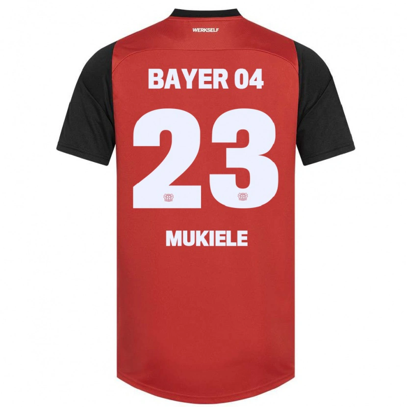 Danxen Kinder Nordi Mukiele #23 Marineblau Weiß Heimtrikot Trikot 2024/25 T-Shirt