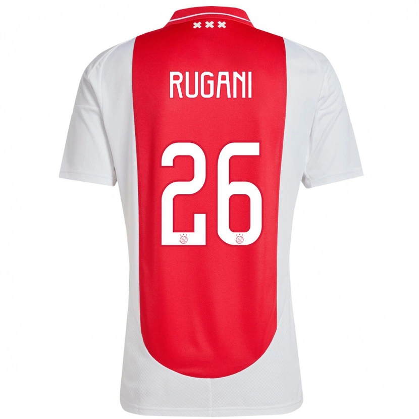 Danxen Kinder Daniele Rugani #26 Rot Weiß Heimtrikot Trikot 2024/25 T-Shirt