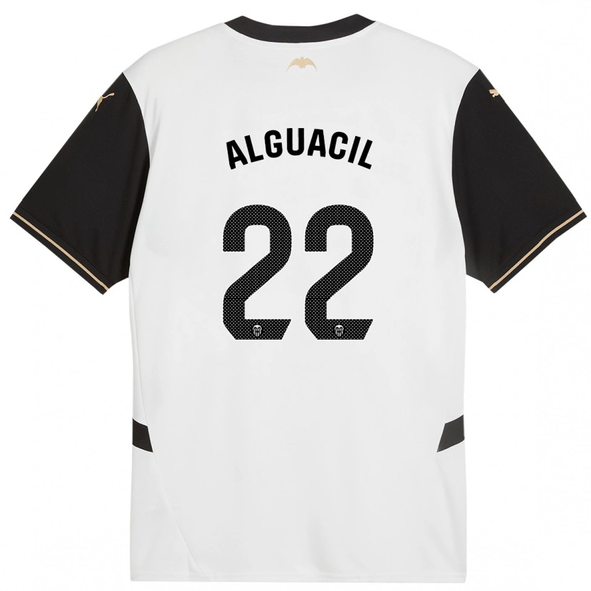 Danxen Kinder Ainhoa Alguacil #22 Weiß Schwarz Heimtrikot Trikot 2024/25 T-Shirt