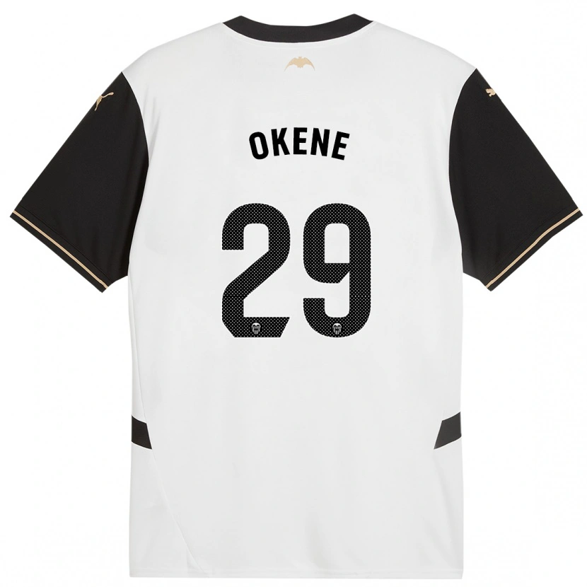 Danxen Kinder Andrea Okene #29 Weiß Schwarz Heimtrikot Trikot 2024/25 T-Shirt