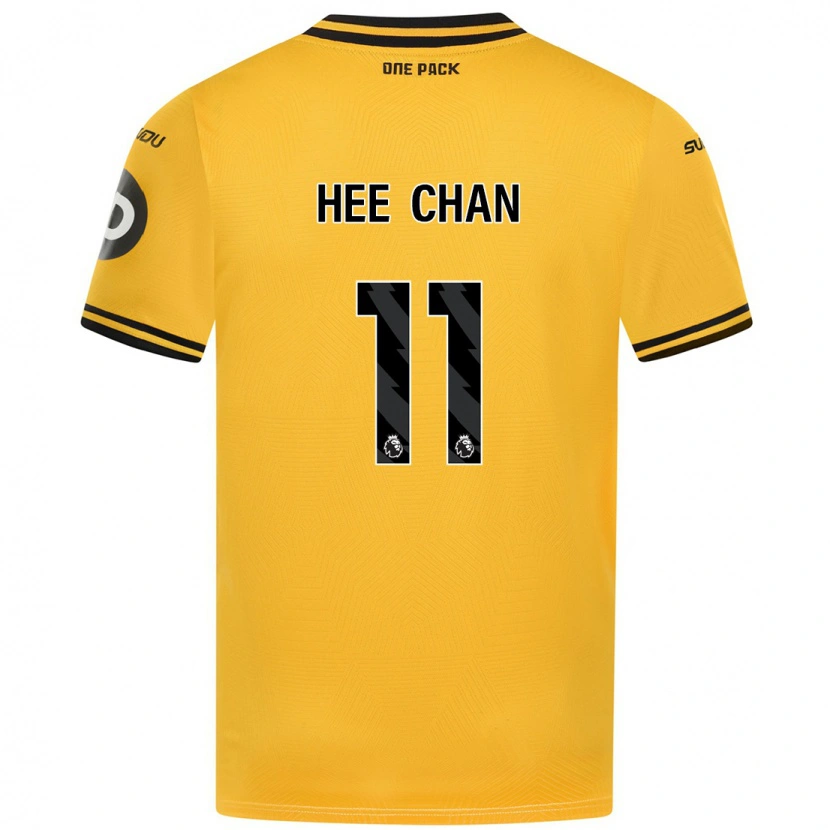 Danxen Kinder Hee-Chan Hwang #11 Gelb Heimtrikot Trikot 2024/25 T-Shirt