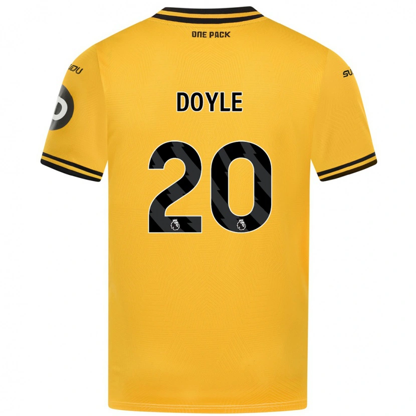 Danxen Kinder Tommy Doyle #20 Gelb Heimtrikot Trikot 2024/25 T-Shirt