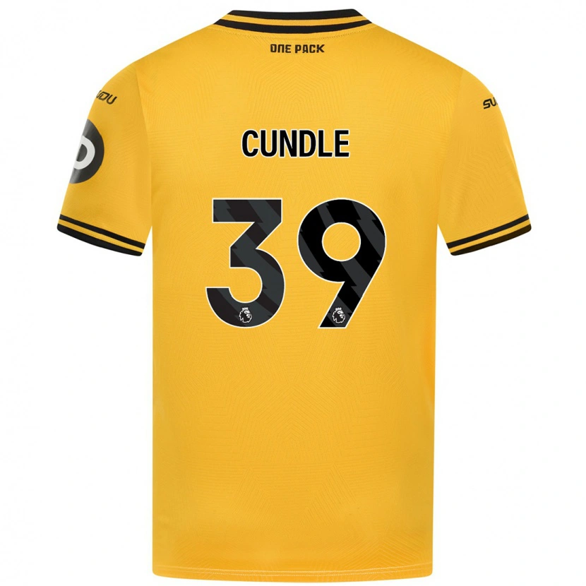 Danxen Kinder Luke Cundle #39 Gelb Heimtrikot Trikot 2024/25 T-Shirt