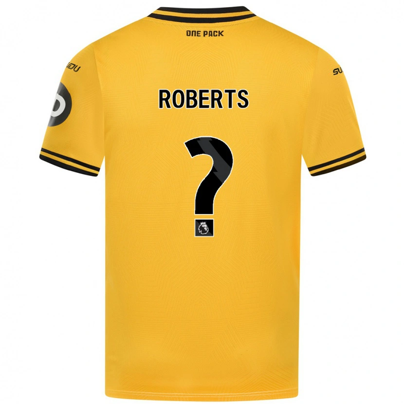 Danxen Kinder Tyler Roberts #0 Gelb Heimtrikot Trikot 2024/25 T-Shirt