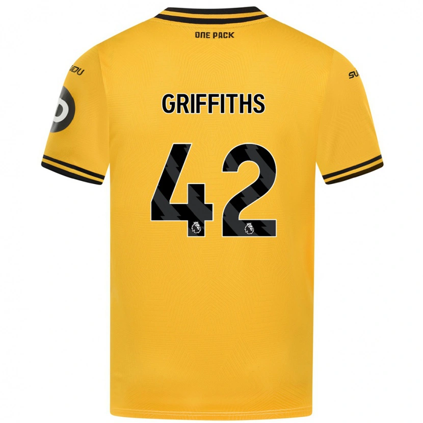 Danxen Kinder Harvey Griffiths #42 Gelb Heimtrikot Trikot 2024/25 T-Shirt