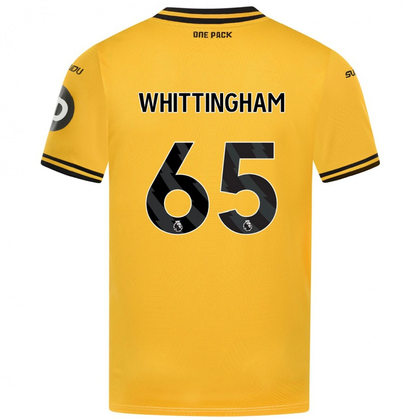 Danxen Kinder Matthew Whittingham #65 Gelb Heimtrikot Trikot 2024/25 T-Shirt