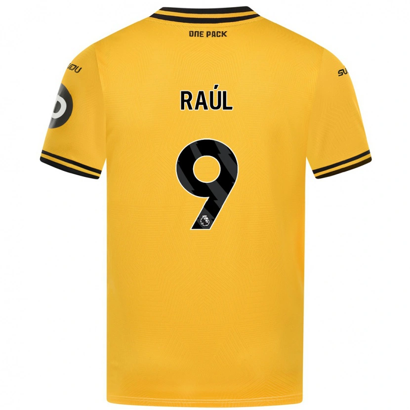 Danxen Kinder Raul Jimenez #9 Gelb Heimtrikot Trikot 2024/25 T-Shirt