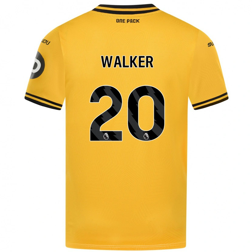 Danxen Kinder Lowri Walker #20 Gelb Heimtrikot Trikot 2024/25 T-Shirt