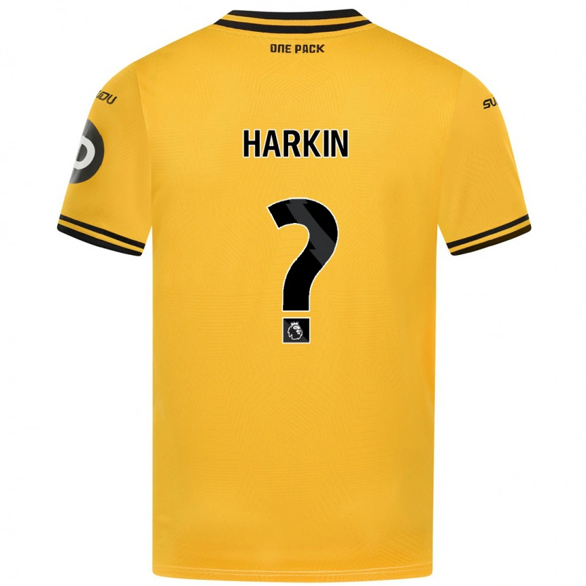 Danxen Kinder Lee Harkin #0 Gelb Heimtrikot Trikot 2024/25 T-Shirt