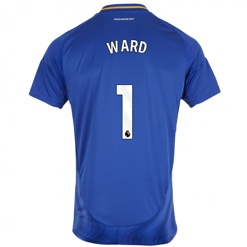 Danxen Kinder Danny Ward #1 Blau Weiß Heimtrikot Trikot 2024/25 T-Shirt