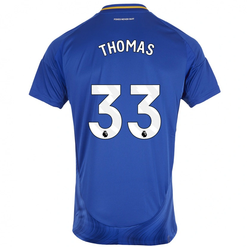 Danxen Kinder Luke Thomas #33 Blau Weiß Heimtrikot Trikot 2024/25 T-Shirt