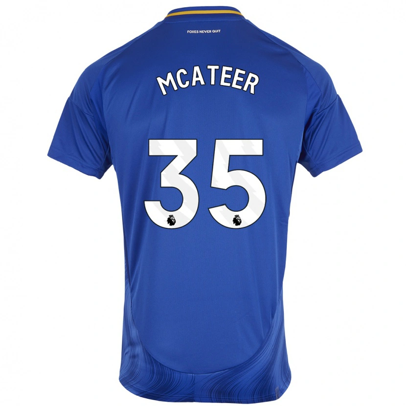 Danxen Kinder Kasey Mcateer #35 Blau Weiß Heimtrikot Trikot 2024/25 T-Shirt