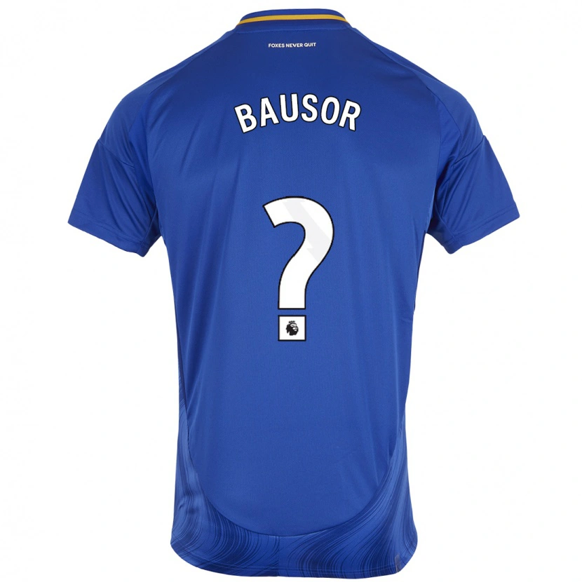 Danxen Kinder Stevie Bausor #0 Blau Weiß Heimtrikot Trikot 2024/25 T-Shirt