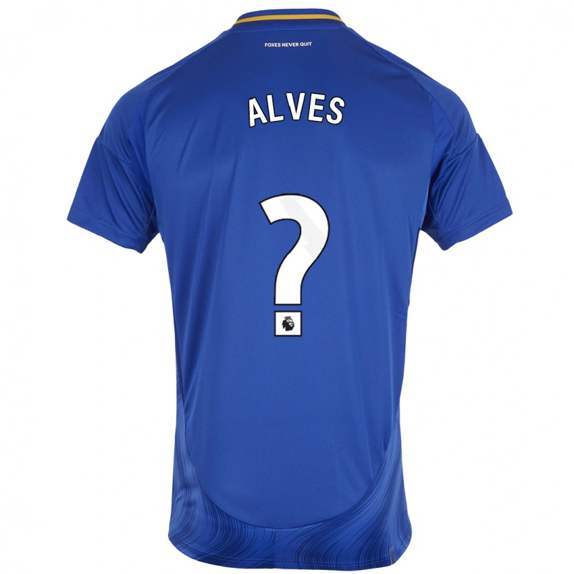 Danxen Kinder Will Alves #0 Blau Weiß Heimtrikot Trikot 2024/25 T-Shirt