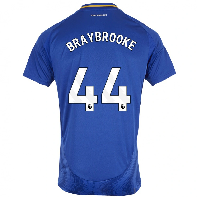 Danxen Kinder Sammy Braybrooke #44 Blau Weiß Heimtrikot Trikot 2024/25 T-Shirt