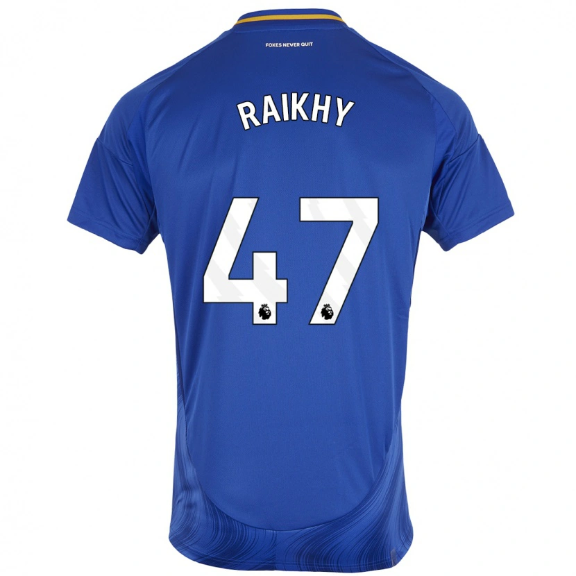 Danxen Kinder Arjan Raikhy #47 Blau Weiß Heimtrikot Trikot 2024/25 T-Shirt