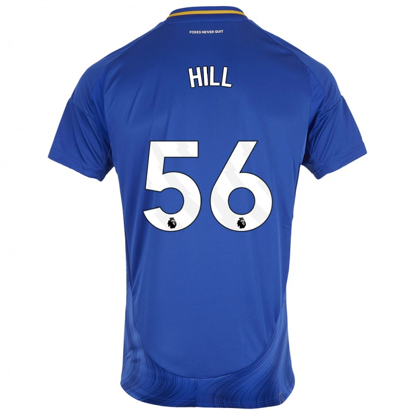 Danxen Kinder Deniche Hill #56 Blau Weiß Heimtrikot Trikot 2024/25 T-Shirt