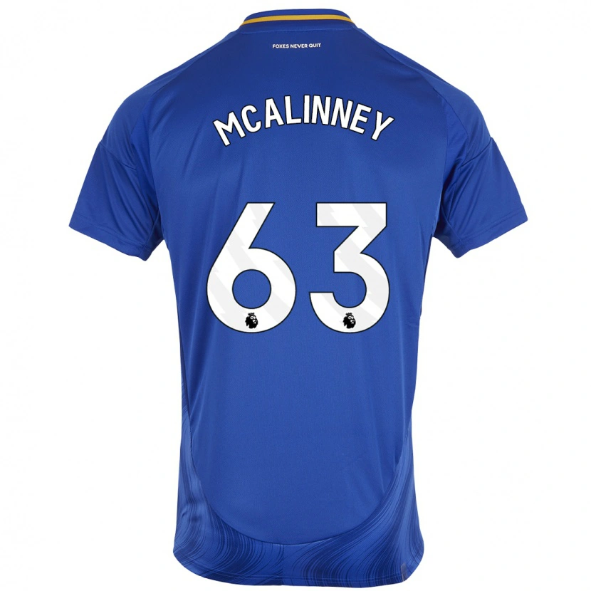 Danxen Kinder Liam Mcalinney #63 Blau Weiß Heimtrikot Trikot 2024/25 T-Shirt