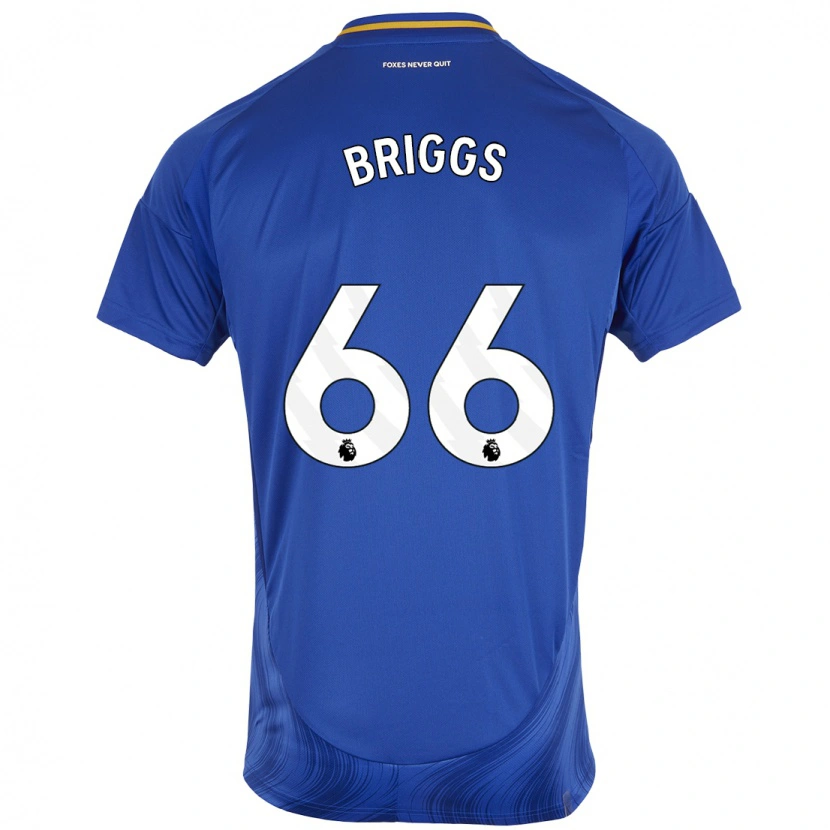 Danxen Kinder Logan Briggs #66 Blau Weiß Heimtrikot Trikot 2024/25 T-Shirt