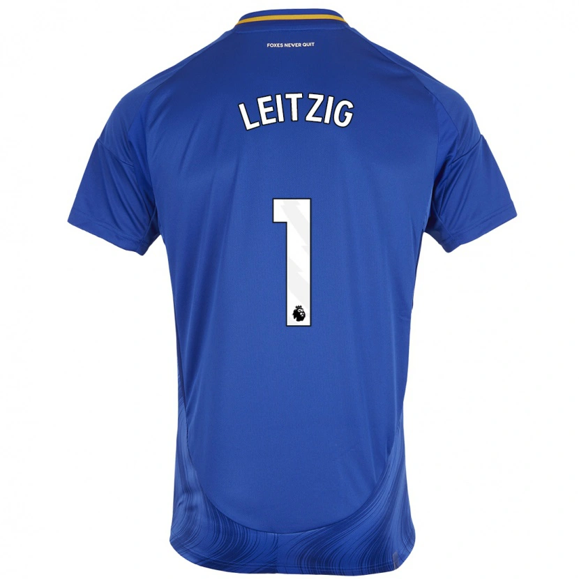 Danxen Kinder Janina Leitzig #1 Blau Weiß Heimtrikot Trikot 2024/25 T-Shirt