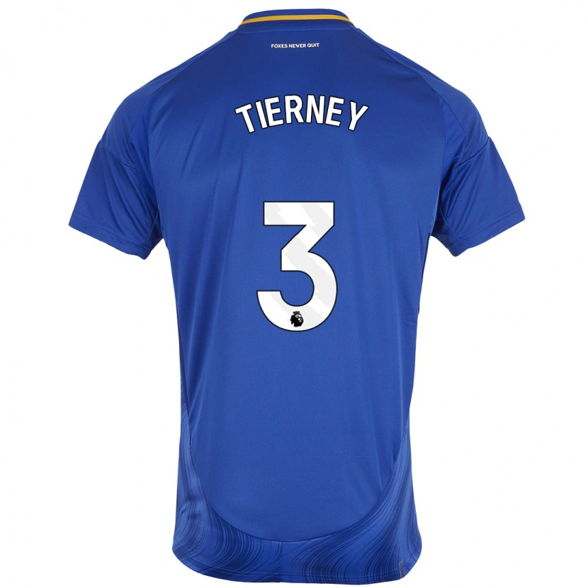 Danxen Kinder Sam Tierney #3 Blau Weiß Heimtrikot Trikot 2024/25 T-Shirt