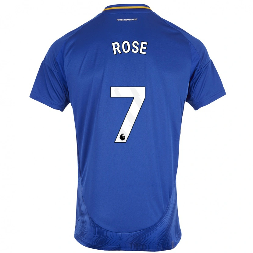 Danxen Kinder Deanne Rose #7 Blau Weiß Heimtrikot Trikot 2024/25 T-Shirt