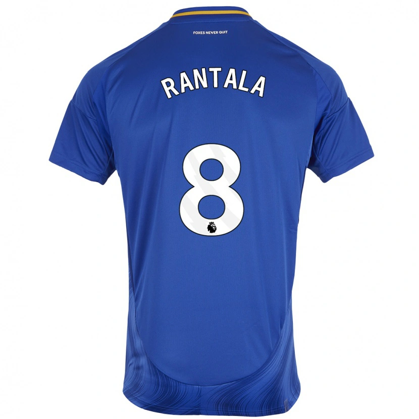 Danxen Kinder Jutta Rantala #8 Blau Weiß Heimtrikot Trikot 2024/25 T-Shirt