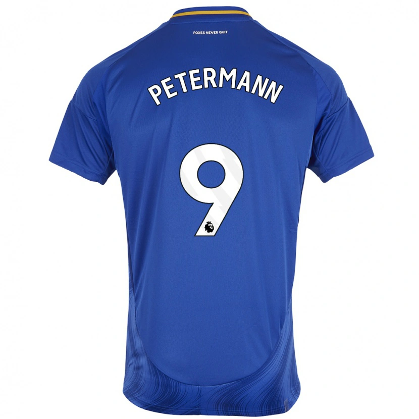 Danxen Kinder Lena Petermann #9 Blau Weiß Heimtrikot Trikot 2024/25 T-Shirt