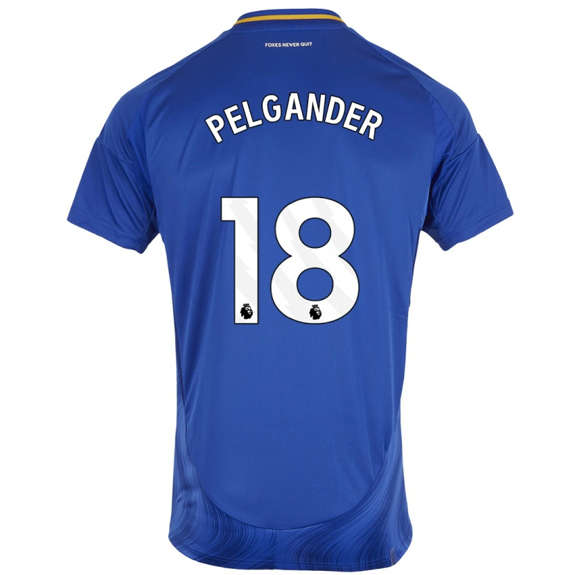 Danxen Kinder Emilia Pelgander #18 Blau Weiß Heimtrikot Trikot 2024/25 T-Shirt