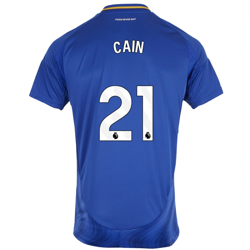 Danxen Kinder Hannah Cain #21 Blau Weiß Heimtrikot Trikot 2024/25 T-Shirt